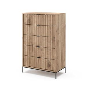 Vicco KOMODA Eliza Dub Viking 76 x 120 cm s 5 zásuvkami vyobraziť