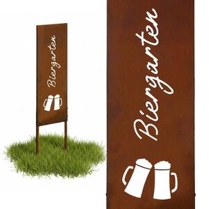 Relaxdays ZÁPICH Hrdzavohnedá patina 115 cm vyobraziť