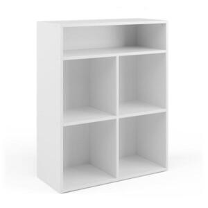 Vicco REGÁL NA KNIHY biely 72 x 90.2 cm 4 priehradky vyobraziť