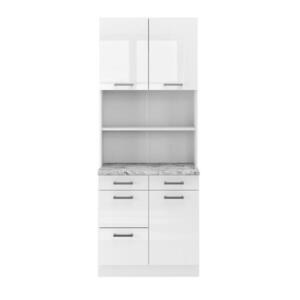 Vicco KUCHYNSKÝ BLOK R-Line Biely vysoký lesk 80 cm s pracovnou doskou vyobraziť