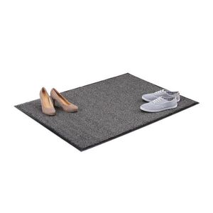 Relaxdays ROHOŽKA Sivá PP PVC protišmyková 90x120 cm vyobraziť