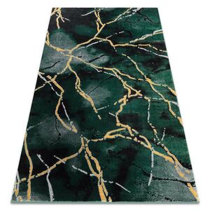 rugsX KOBEREC EMERALD exkluzívne 1018 glamour, štýlový mramor fľaškovo zelené / zlato 180/270 cm vyobraziť