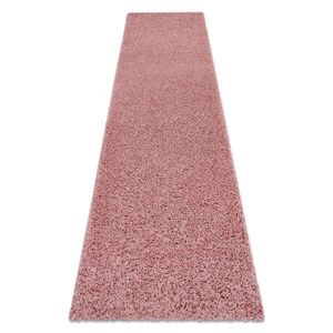 rugsX BEHÚŇ SOFFI shaggy 5cm svetlo ružová - do kuchyne, predsiene, chodby, haly 70/250 cm vyobraziť