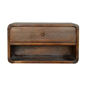 Artisan Furniture NÁSTENNÝ nočný stolík s kostanovou povrchovou úpravou vyobraziť