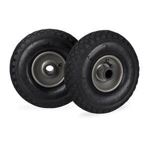 Relaxdays KOLESO Čierna-Sivá 2-ks-set pneumatické 3, 00-4 vyobraziť