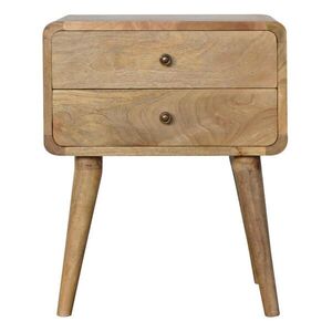 Artisan Furniture NOČNÝ stolík s 2 zásuvkami, béžový vyobraziť
