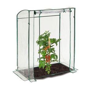 Relaxdays FÓLIOVNÍK Transparentný Zelený PVC fólia 170x130x75 cm vyobraziť