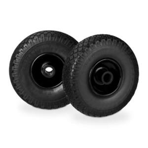 Relaxdays KOLESO Čierna-čierna 2-dielna-sada PU plná-guma neprepichnuteľné 26 cm vyobraziť