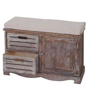 MCW LAVIČKA SHABBY-LOOK Hnedá, krémovo biela vyobraziť