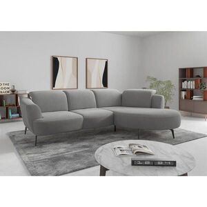 Sit & More ROHOVÁ SEDAČKA, textil, sivá vyobraziť