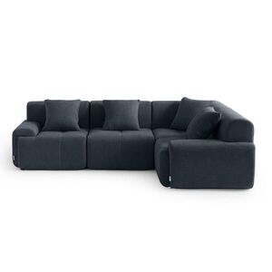 MILYsofa ROHOVÁ sedačka chenille modrosivá vyobraziť