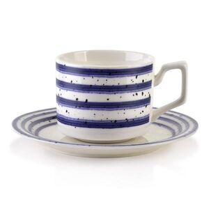 Mondex MODRÝ hrnček Joy, sada 6 kusov, 42/18/7 cm, porcelán vyobraziť