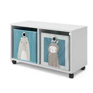 Vicco DETSKÁ POLICA biely 72 x 42.4 cm s 2 skladacími boxmi vyobraziť