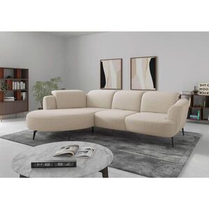 Sit & More ROHOVÁ SEDAČKA, textil, krémová vyobraziť