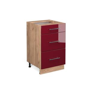 Vicco KUCHYNSKÁ SPODNÁ SKRINKA Fame-Line Bordeaux vysoký lesk 50 cm bez pracovnej dosky vyobraziť