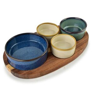 Mondex SERVÍROVACIE misky Modern Kitchen Blue 28/16/4, 5 cm Porcelánové vyobraziť