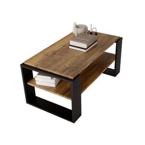 CraftPAK KONZOLOVÝ STOLÍK z drevotriesky, obdĺžnikový, stabilný, v odtieni orech 42/54/96 cm vyobraziť
