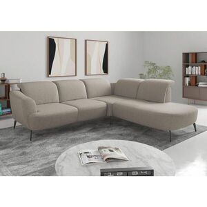 Sit & More ROHOVÁ SEDAČKA, textil, taupe vyobraziť