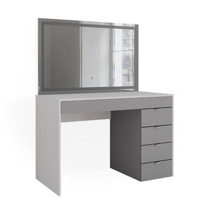 Vicco TOALETNÝ STOLÍK Elise Biela/sivá/sivá 115 cm s LED zrkadlom vyobraziť