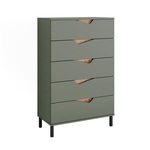 Vicco KOMODA Marelle Zelená/umelecká 76 x 120 cm s 5 zásuvkami vyobraziť