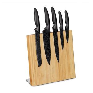 Relaxdays STOJAN na nože prírodný bambus magnetický 27, 5 cm vyobraziť