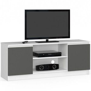 RAUMHIRSCH FURNITURE NÍZKA SKRÍŇ Biela, grafitovo šedá 55/140/40 vyobraziť