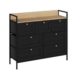 Vicco KOMODA Belaro čierna 98 x 85 cm so 7 zásuvkami vyobraziť