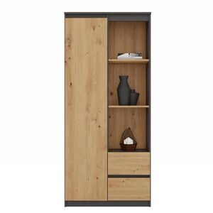 RAUMHIRSCH FURNITURE KNIŽNICA Antracitová, Artisan 80/180/35 vyobraziť