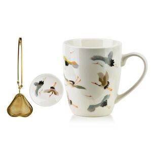 Mondex BIELY hrnček Arifa 8, 5/12, 5/10, 5 cm, porcelán vyobraziť