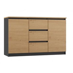 RAUMHIRSCH FURNITURE KOMODA Anthrazit, Artisan 120/75/40 vyobraziť