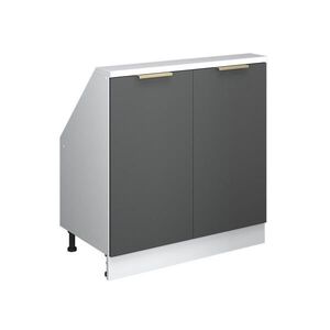 Vicco KUCHYNSKÁ SKRIŇA PRE ŠIKMÉ STRECHY R-Line Antracitové zlato 80 cm s 2 dverami vyobraziť