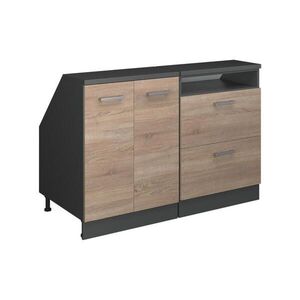 Vicco SKRIŇOVÁ SÚPRAVA SO ŠIKMOU STRECHOU Rion Sonoma 120 cm Súprava 2 korpusov skrine hĺbka 60 cm vyobraziť