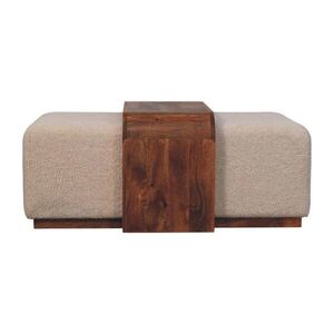 Artisan Furniture LAVICOVÁ taburetka s povrchovou úpravou Honey Caramel, 2 dvojité sedadlá, hnedá vyobraziť