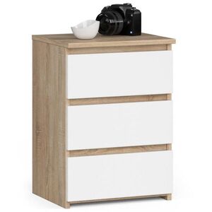 RAUMHIRSCH FURNITURE KOMODA Dub Sonoma, biela 57/40/35 vyobraziť