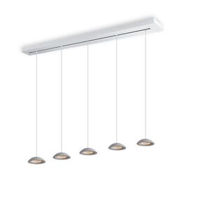 s.luce SANTA Air LED závesné svetlo na jedálenský stôl 5 svetiel 160 cm vyobraziť