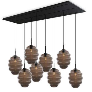 s.luce ECHOS jedálenská stolová lampa 8 svetiel 200cm 3-radová Ø 25cm vyobraziť