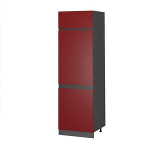 Vicco CHLADNIČKA R-Line Červená 60 cm tvar J vyobraziť