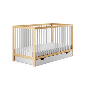 Kids Collective DETSKÁ POSTEĽ so zásuvkou 60x120 cm v prírodnej bielej farbe vyobraziť