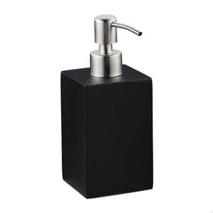 Relaxdays DÁVKOVAČ Čierny hranatý 300 ml vyobraziť