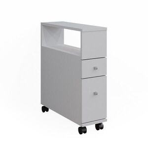 Vicco KÚPELŇOVÁ SKRINKA Fynn biely 17.6 x 61.6 cm s 2 zásuvkami vyobraziť