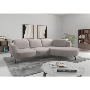 Sit & More ROHOVÁ SEDAČKA, textil, strieborná vyobraziť