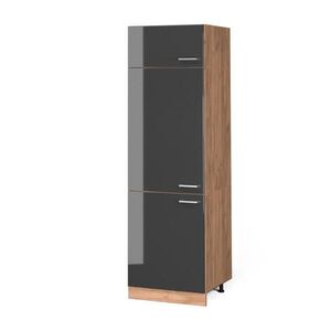 Vicco CHLADNIČKA R-Line Antracit vysoký lesk 60 cm vyobraziť