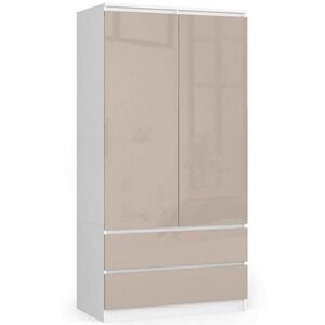 RAUMHIRSCH FURNITURE SKRÍŇ Biela, Cappuccino lesk 180/90/51 vyobraziť