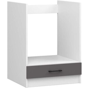 RAUMHIRSCH FURNITURE ZÁVESNÁ SKRÍŇ Biela, grafitovo šedá 82/60/55 vyobraziť