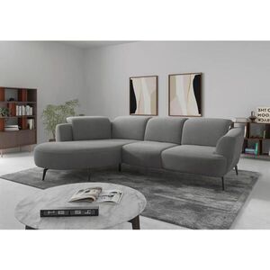 Sit & More ROHOVÁ SEDAČKA, textil, sivá vyobraziť