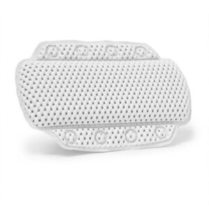Relaxdays VANKÚŠ Biely do vane PVC pena 8 prísaviek vyobraziť