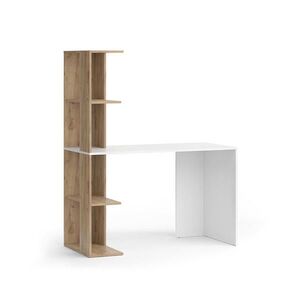 Vicco PÍSACÍ STÔL Tower Biela/Sonoma 122.2 x 55.2 cm so 4 priehradkami vyobraziť