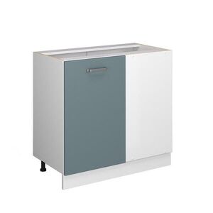 Vicco UNIVERZÁLNA ROHOVÁ SKRIŇA R-Line Modrošedá 86 cm s dvierkami, bez pracovnej dosky vyobraziť