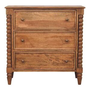 Artisan Furniture KOMODA Spindle, 3 zásuvky, svetlohnedá vyobraziť
