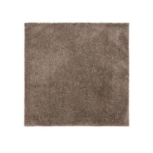 benuta PRATEĽNÝ shaggy koberec Soho Taupe 160x160 cm vyobraziť